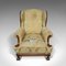Antique English Wingback Armchair, Image 8