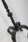 Handcrafted Wrought Iron Floor Candleholder, 1970's, Image 5
