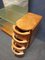 Light Wood Dressing Table with Glass Tiles, 1940s 6