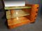 Light Wood Dressing Table with Glass Tiles, 1940s 9