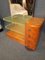 Light Wood Dressing Table with Glass Tiles, 1940s 7