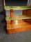 Light Wood Dressing Table with Glass Tiles, 1940s 11