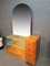 Light Wood Dressing Table with Glass Tiles, 1940s 10
