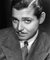 Impresión pigmentada de Clark Gable enmarcada en blanco, Imagen 1