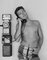 Clint Eastwood Pay Phone Silver Gelatin Resin Print Framed in White by Michael Ochs Archives 1