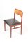Teakholz und Schilfrohr Stühle von Erik Wørts für Erik Wørts Mobelfabrik, 1950er, 6er Set 5