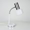 Lampe de Bureau Vintage Ajustable en Chrome et Blanc, 1980s 4