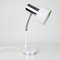 Lampe de Bureau Vintage Ajustable en Chrome et Blanc, 1980s 3