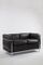 Vintage IC2 Two-Seater Leather Sofa from Cassina, Image 4