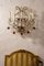 Lampada da parete in ferro battuto e vetro di Murano, anni '70, Immagine 6