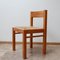Mid-Century Pine and Rush Dining Chairs, 1960s, Set of 6, Image 1