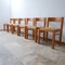 Mid-Century Pine and Rush Dining Chairs, 1960s, Set of 6 4