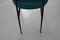 Teal Chair With Leatherette Upholstery, 1950s 12