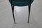 Teal Chair With Leatherette Upholstery, 1950s 12