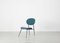 Teal Chair With Leatherette Upholstery, 1950s, Image 7
