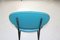 Teal Chair With Leatherette Upholstery, 1950s 13