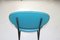 Teal Chair With Leatherette Upholstery, 1950s 13