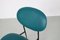 Blaugrüner Sessel mit Bezug aus Kunstleder, 1950er 9