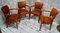 Art Deco Beech Bridge Chairs, 1920s, Set of 4, Image 12