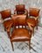 Art Deco Beech Bridge Chairs, 1920s, Set of 4 13