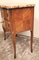 Louis XVI Style French Walnut Briarwood Chest of Drawers with Marble Top 6