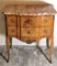Louis XVI Style French Walnut Briarwood Chest of Drawers with Marble Top 2