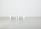 Weiße Quattro Gatti Beistelltische aus Kunststoff von Mario Bellini für B&B Italia, 1967, 4er Set 6