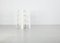 Weiße Quattro Gatti Beistelltische aus Kunststoff von Mario Bellini für B&B Italia, 1967, 4er Set 3