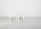 White Plastic Quattro Gatti Side Tables by Mario Bellini for B&B Italia, 1967, Set of 4 5