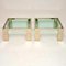 Chrome & Glass Side or Coffee Tables, 1970s, Set of 2, Image 6