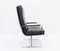 Fauteuil Economy en Cuir Noir par Bernd Münzebrock pour Walter Knoll / Wilhelm Knoll, 1970s 4