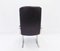 Economy Black Leather Lounge Chair by Bernd Münzebrock for Walter Knoll / Wilhelm Knoll, 1970s, Image 13