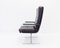 Economy Black Leather Lounge Chair by Bernd Münzebrock for Walter Knoll / Wilhelm Knoll, 1970s 2