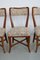 Cherry Wood Dining Chairs by Melchiorre Bega for Bega Bologna , 1950s, Set of 6 44