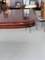 Maroon Glass Plate Dining Table, 1950s 17