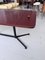 Maroon Glass Plate Dining Table, 1950s 12
