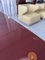 Maroon Glass Plate Dining Table, 1950s 16