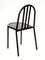 No. 222 Black Stackable Dining Chairs by Robert Mallet-Stevens, 1960s, Set of 6 5