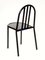 No. 222 Black Stackable Dining Chairs by Robert Mallet-Stevens, 1960s, Set of 6, Image 5