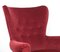 Red Velvet Lounge Chair by Theo Ruth for Artifort, 1950s 7