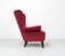 Red Velvet Lounge Chair by Theo Ruth for Artifort, 1950s 3