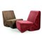 Velvet Lounge Chairs by Ivan Matusik, Czechoslovakia, 1970s 5