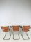 VIntage Dutch Industrial Steel Tube Desk Chairs by Willem Hendrik Gispen, 1950s, Set of 3 15