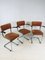 VIntage Dutch Industrial Steel Tube Desk Chairs by Willem Hendrik Gispen, 1950s, Set of 3, Image 17
