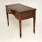 Antique Edwardian Inlaid Mahogany Desk Writing Table from Maple & Co., Image 10