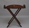 Early 20th-Century Mahogany Folding Butlers Tray On Stand, Image 1