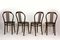 Bentwood Chairs from TON, 1960s, Set of 4, Image 11