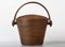 Wicker and Wood Storage Basket by Pieter van Gelder for Atelier Pieter van Gelder 1