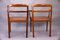 Leather and Rosewood Dining Chairs by Ole Wanscher for Cado, 1960s, Set of 6 5