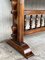 Baroque Console Table in Walnut with Three Carved Drawers and Stretcher 15